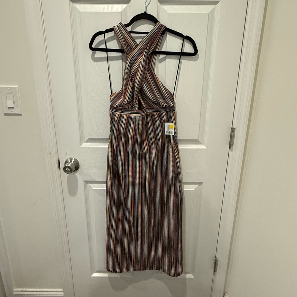 Urban Outfitters Brown Tan Halter Sundress